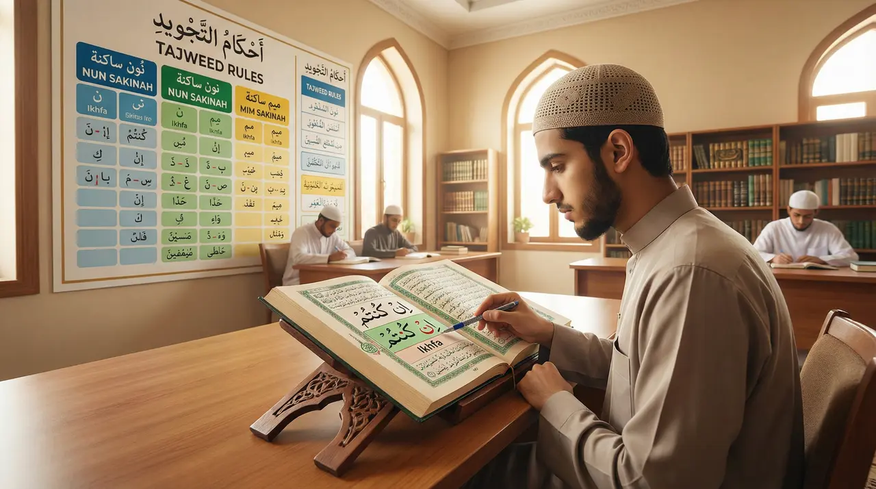 Mastering Tajweed Rules: Nun Sakinah